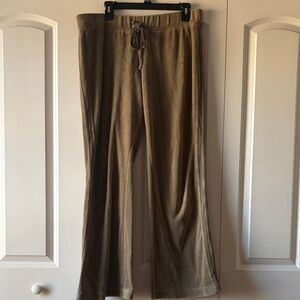 Express Velour Track Pants Size XL Y2K